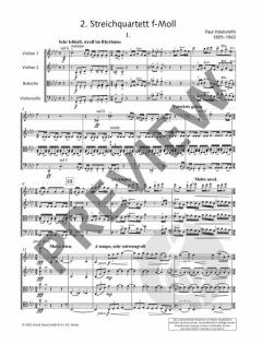 2. Streichquartett f-Moll op. 10  von Paul Hindemith 