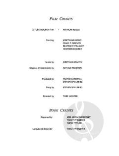 Poltergeist  von Jerry Goldsmith 