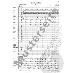 Sinfonie Nr. 2 op. 15 von Max Baumann 
