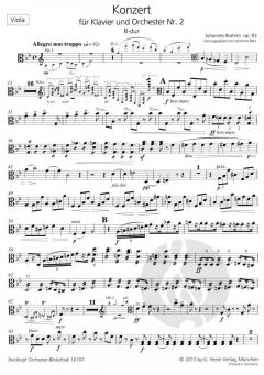 Klavierkonzert Nr. 2 B-Dur op. 83 von Johannes Brahms 