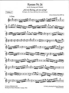 Ach wie flüchtig, ach wie nichtig von Johann Sebastian Bach 