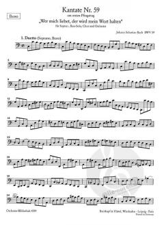 Wer mich liebet, der wird mein Wort halten von Johann Sebastian Bach 