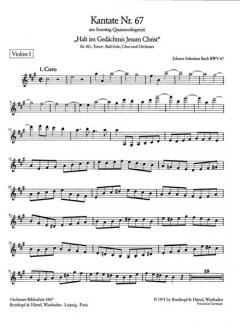 Halt im Gedächtnis Jesum Christ von Johann Sebastian Bach 