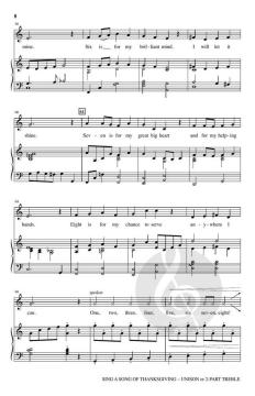 Sing a Song of Thanksgiving von Mark Hayes 