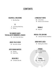 Songs aus "Kpop Demon Hunters", "Minecraft", "Wicked" 