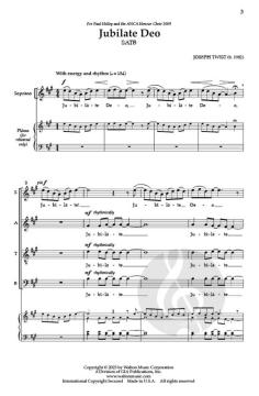 Jubilate Deo von Joseph Twist 