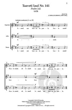 Taaveti laul Nr. 141 von Cyrillus Kreek 