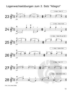 30 Übungen und Etüden zu Concerto G-Dur op. 3/3 RV310 von Antonio Vivaldi 