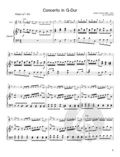 Concerto G-Dur op. 3/3 RV310 für Violine und Streichorchester von Antonio Vivaldi 