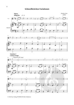 Schneeflöckchen-Variationen von Monika Herr 