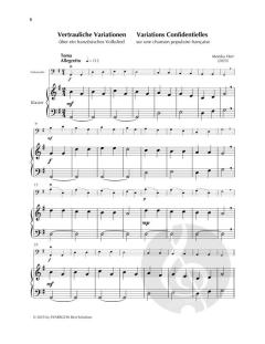 Vertrauliche Variationen über ein französisches Volkslied von Monika Herr 