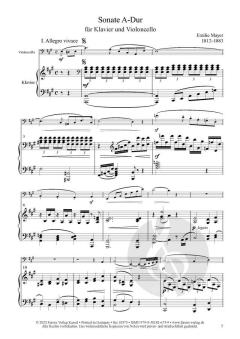Sonate A-Dur von Emilie Mayer 