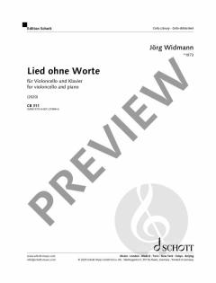 Lied ohne Worte  von Jörg Widmann 