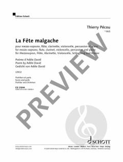 La Fête malgache  von Thierry Pécou 