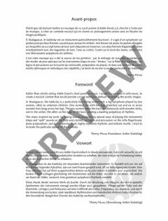 La Fête malgache  von Thierry Pécou 