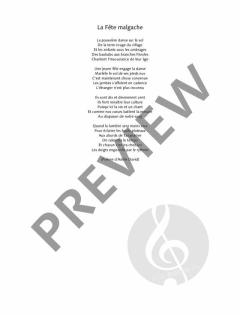 La Fête malgache  von Thierry Pécou 