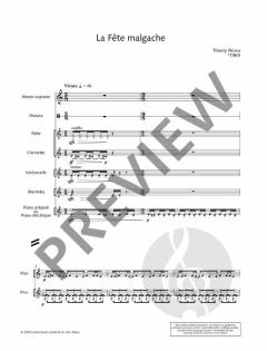 La Fête malgache  von Thierry Pécou 