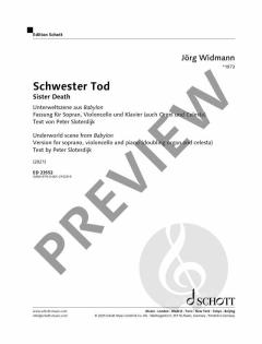 Schwester Tod  von Jörg Widmann 