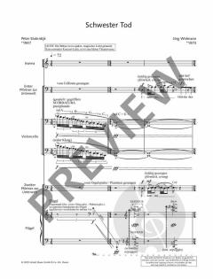 Schwester Tod  von Jörg Widmann 