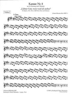 Liebster Gott, wenn werd ich sterben von Johann Sebastian Bach 