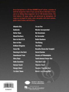 Bruce Springsteen Sheet Music Collection 