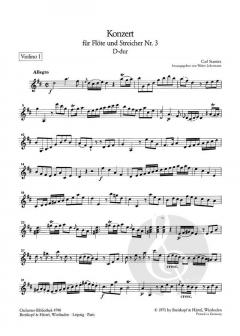 Flötenkonzert Nr. 3 D-Dur von Carl Stamitz 