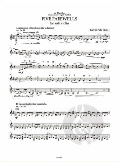 Five Farewells von Kevin Puts 