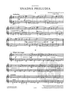 Leichte Präludien op. 26 von Miloslav Kabelác 