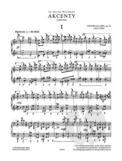 Akzente op. 26 von Viktor Kalabis 