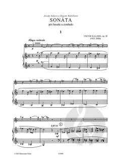 Sonate op. 28 von Viktor Kalabis 