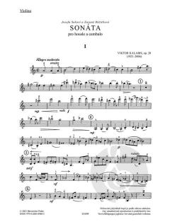 Sonate op. 28 von Viktor Kalabis 