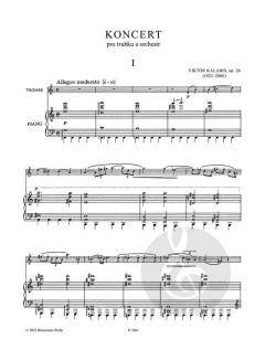 Konzert op. 36 "Le tambour de Villevieille" von Viktor Kalabis 