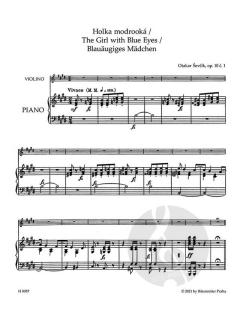 Blauäugiges Mädchen op. 10 von Otakar Ševčík 