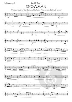 Snowman - der winterliche Tophit von Sia von Greg Kurstin 