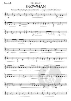 Snowman - der winterliche Tophit von Sia von Greg Kurstin 