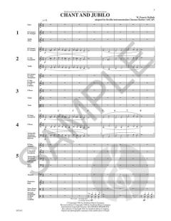 Chant and Jubilo von W. Francis McBeth 