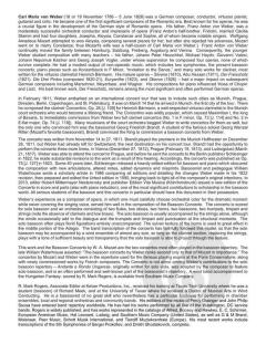 Bassoon Concerto op. 75 von Carl Maria von Weber 