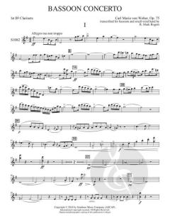 Bassoon Concerto op. 75 von Carl Maria von Weber 