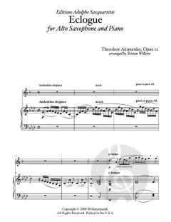 Eclogue op. 12 von Theodore Akimenko 