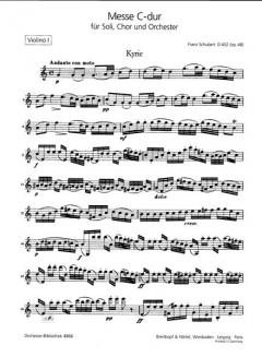 Messe C-Dur op. 48 D 452 von Franz Schubert 