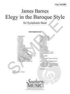 Elegy in the Baroque Style von James Barnes 