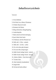 Weihnachtslieder 1 - Partitur 