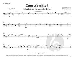 Zum Abschied - Posaune 2 (Download) 