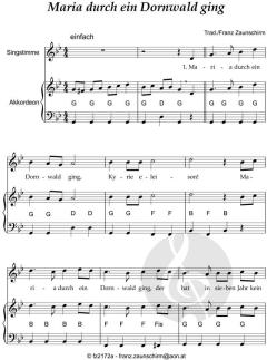 Maria duch ein Dornwald ging (Download) 