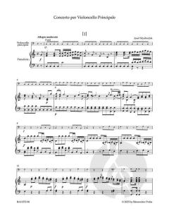 Konzert C-Dur von Josef Myslivecek 