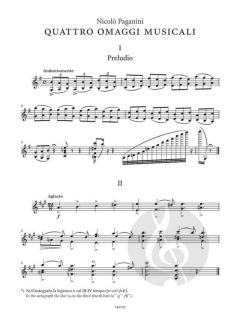 4 omaggi musicali von Niccolò Paganini 