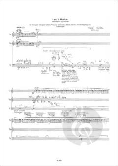 Lenz in Moskau von Rolf Riehm 