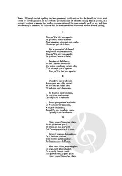 Trois Chansons de Charles d'Orl^D'eans von Claude Debussy (Download) 