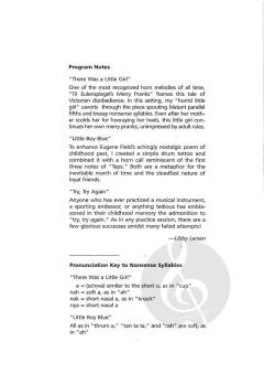 Sweet and Sour Nursery Rhymes von Libby Larsen (Download) 