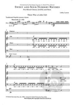 Sweet and Sour Nursery Rhymes von Libby Larsen (Download) 